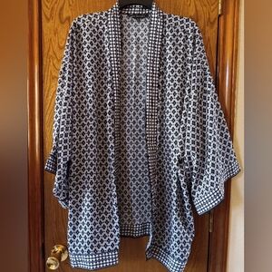 Black and White Patterned Jacket